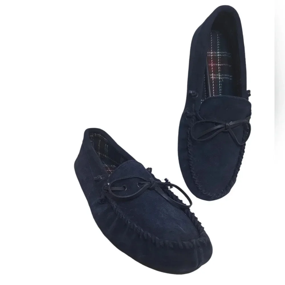 Totes Isotoner Men slippers rubber sole size 11-12